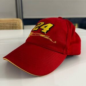 Rare Collectable NASCAR Hat Cap Adjustable Halston